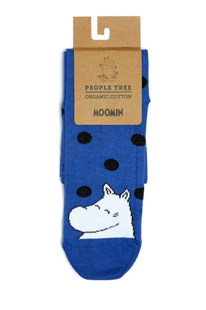Moomin Socks in blue and dots 35-38