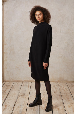 Harley Knitted Dress in Black XS/S, L/XL