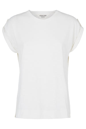 Jayne Slub Tee in Eco white