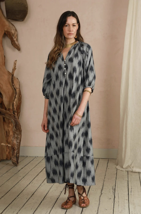 Safari Dress - Ikat Weave - Indilisi
