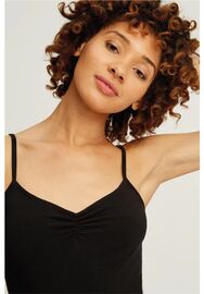 Jemma Camisole Top, XS-M in Black