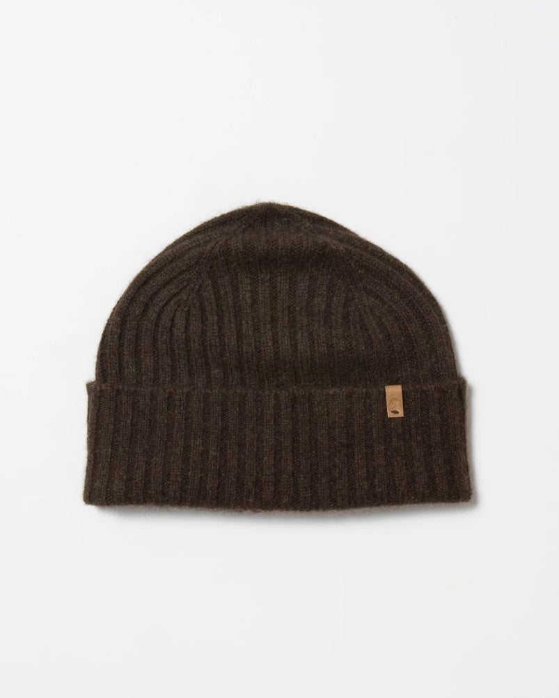 Yak Fitted Rib Hat - Dark Brown