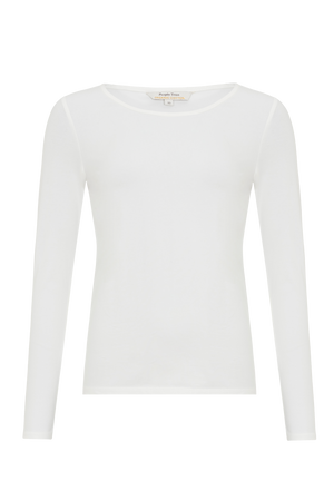 Fallon Long Sleeve Top in White