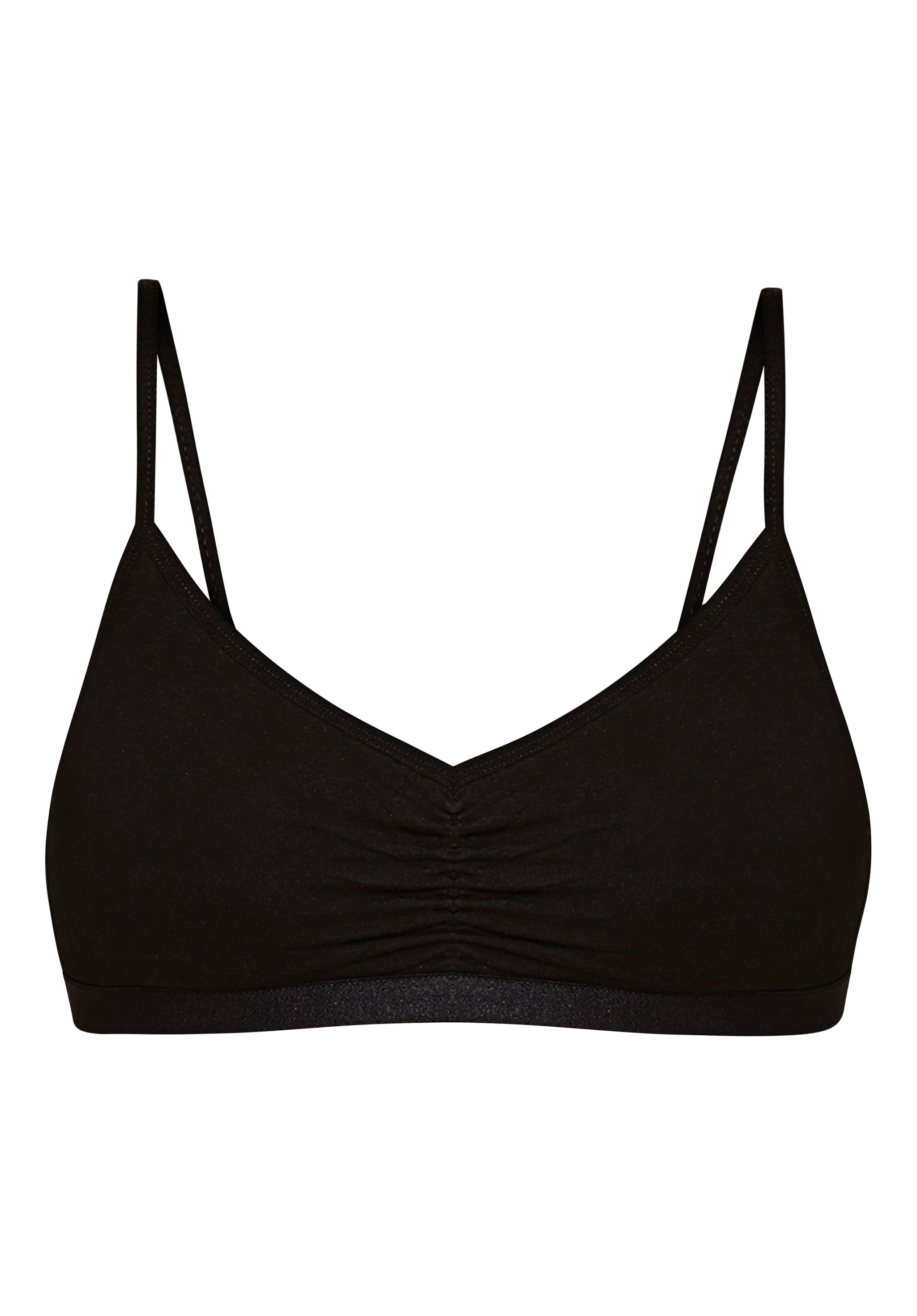 Soft Bra Top / Black - People Tree - FAIRFI