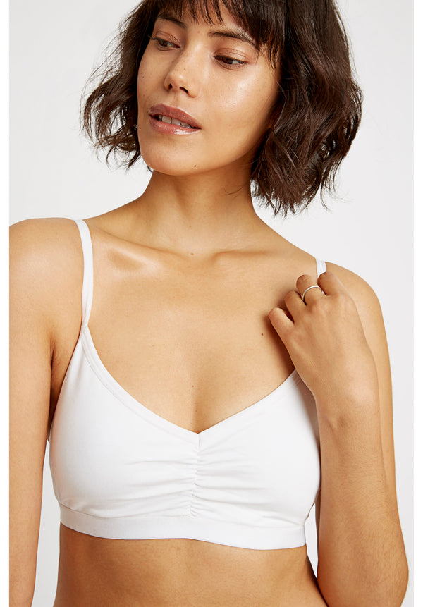 Soft Bra Top - White