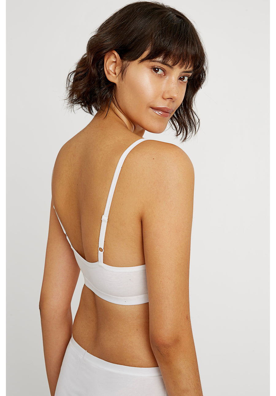 Soft Bra Top - White