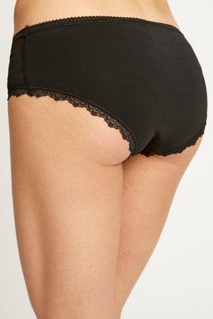Lace Hipster / Black, XS