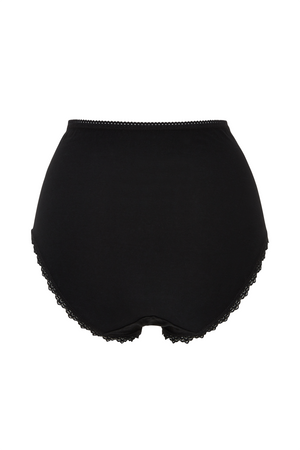 High Waist Briefs / Black, XS