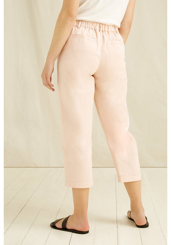Anwen Cropped Trousers, M In Pink