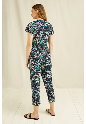 Floral Print Jumpsuit, M/L