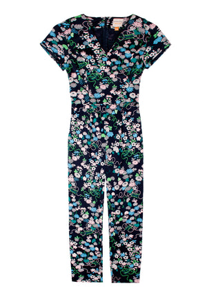 Floral Print Jumpsuit, M/L