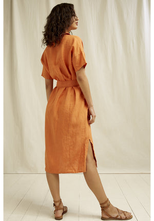 Leanora Linen Dress, XL