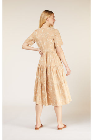 Kit Seed Print Dress in Stone, M/L