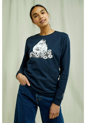 Moomin Sweatshirt XS-M, Navy