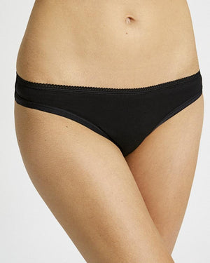 Organic Thong / Black